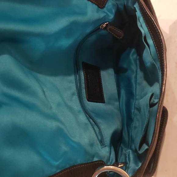 Coach Vintage Black Leather Shoulder Bag